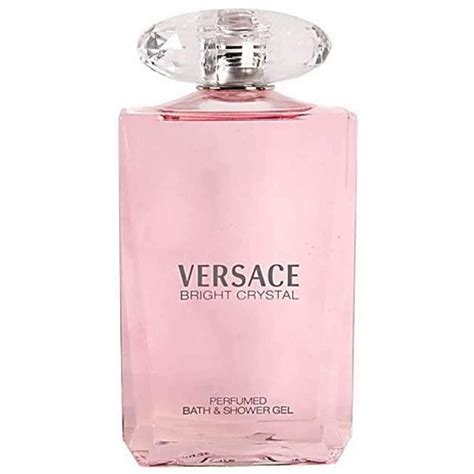 versace bright crystal perfumed bath & shower gel|versace bright crystal review.